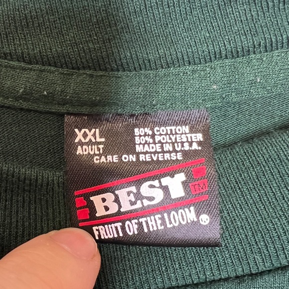 Best Fruit Of The Loom VINTAGE Women's Plus Size Scare Crow Top Green Size XXL - Picture 4 of 9